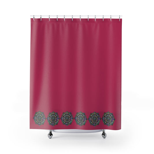 Vibrant Boho Shower Curtain, Decorative Bathroom Accent, Modern Home Decor, Gift for New Homeowners, Cozy Bathroom Essential