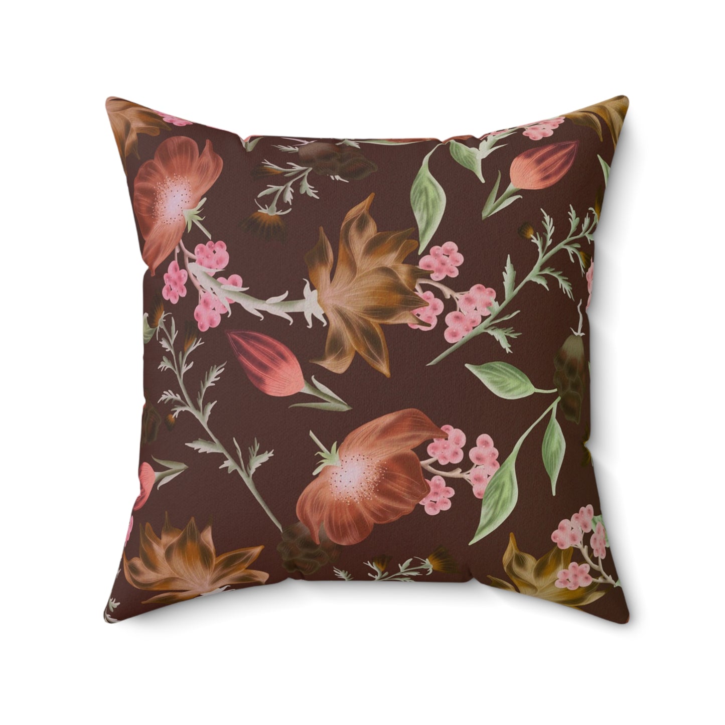 Bohemian Floral Pillow, Cozy Home Decor, Cushion for Living Room, Cute Gift for Friends, Decorative Throw Pillow, Boho Style