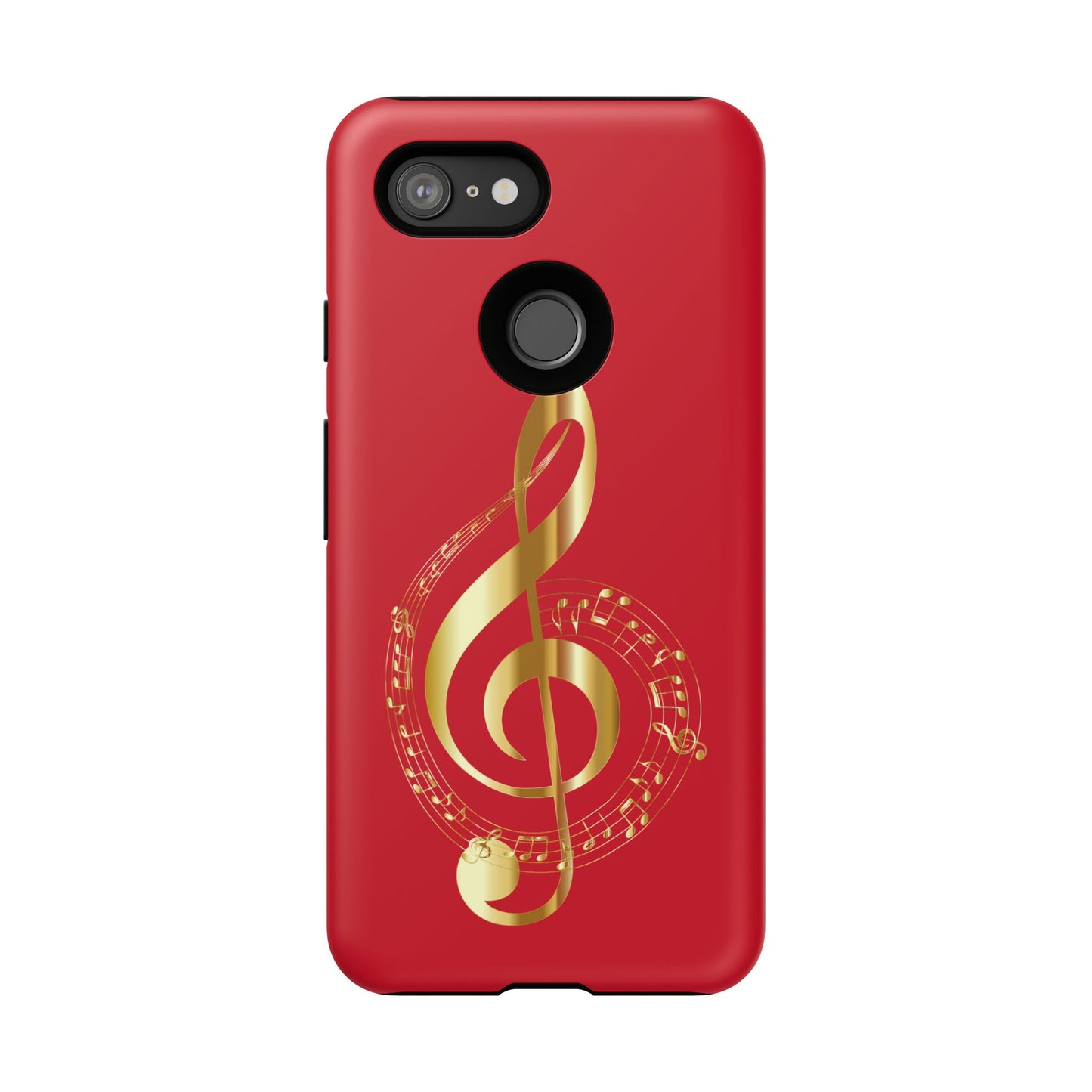Tough Cases - Red Musical Note