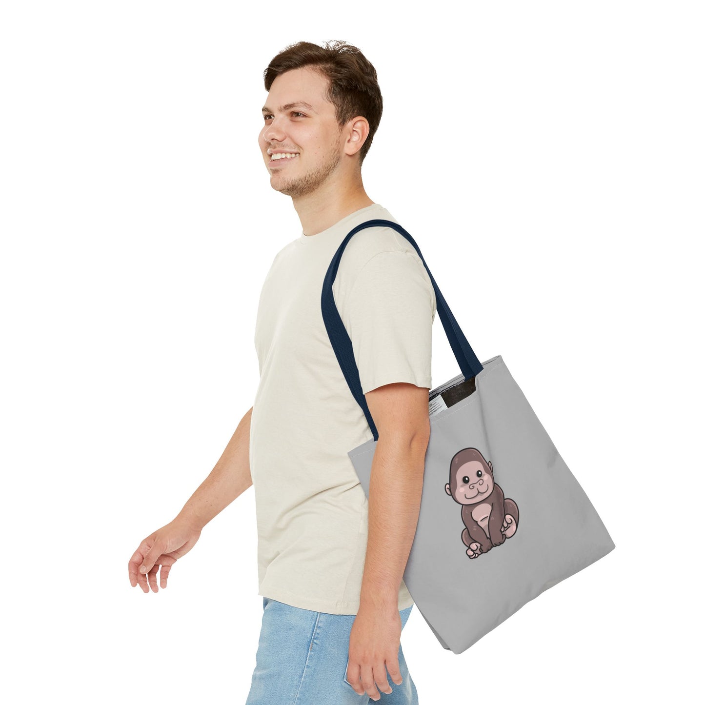 Cute Cartoon Gorilla Tote Bag