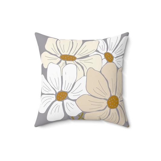 Spun Polyester Square Pillow