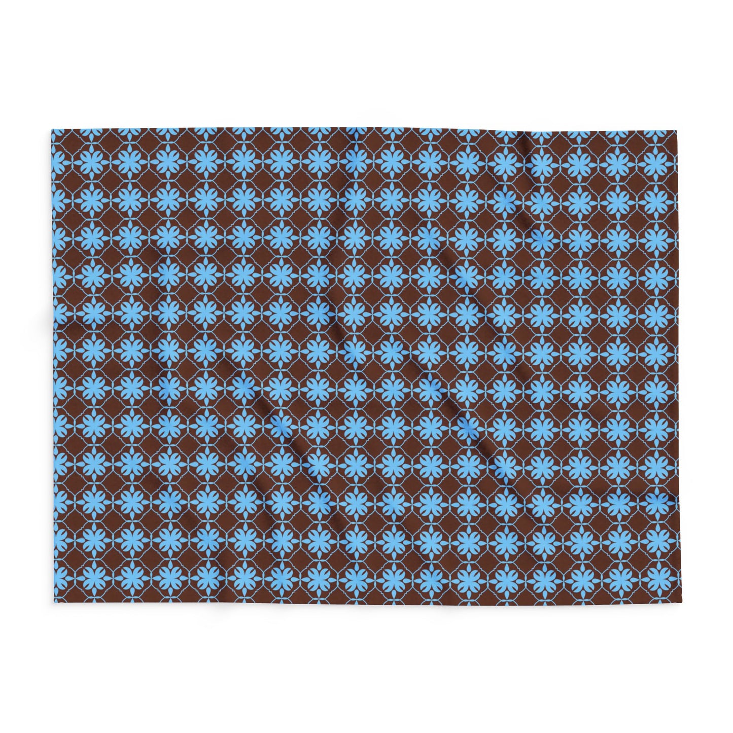 Cozy Arctic Fleece Blanket, Snowflake Pattern Throw, Winter Decor, Gift for Home, Outdoor Blanket, Holiday Blanket