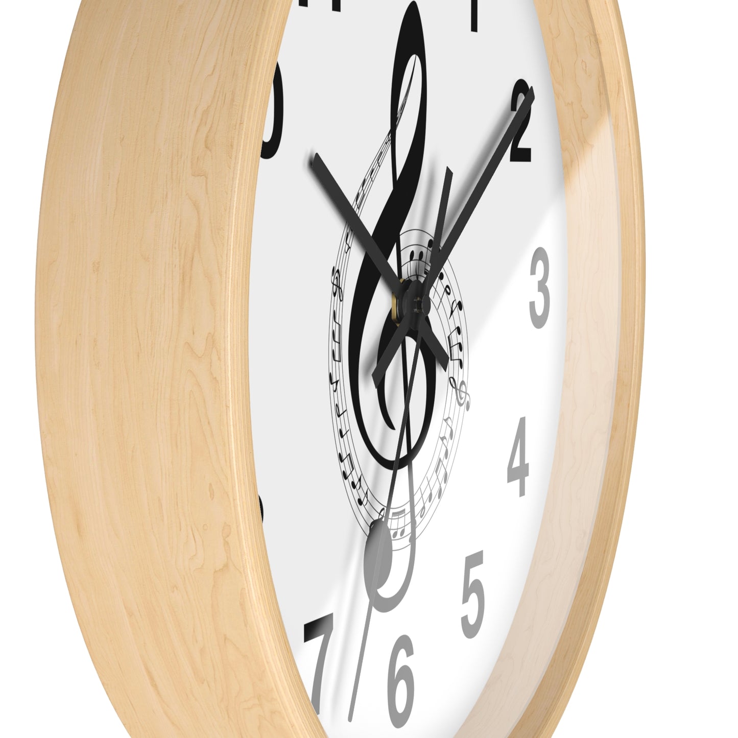 Musical Notes Wall Clock - Perfect for Music Lovers, Home Decor