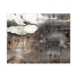Abstract Musical Notes Matte Stretched Canvas Art (1.25")