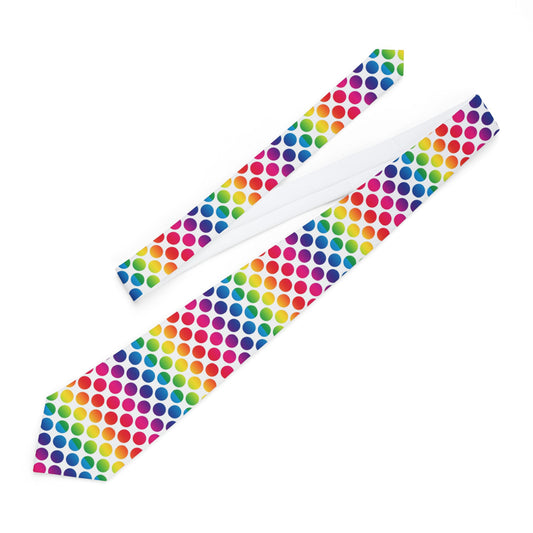 Colorful Polka Dot Necktie for Fun Celebrations