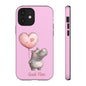 Cute Hippo Phone Case | Good Vibes, Gift for Friends, Cute Phone Accessories, Animal Lover Gift, Happy Phone Cover