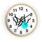 Bowling Wall Clock, Fun Bowling Decor, Gift for Bowlers, Sports Wall Art, Unique Bowling Gift, Bowling Alley Decor
