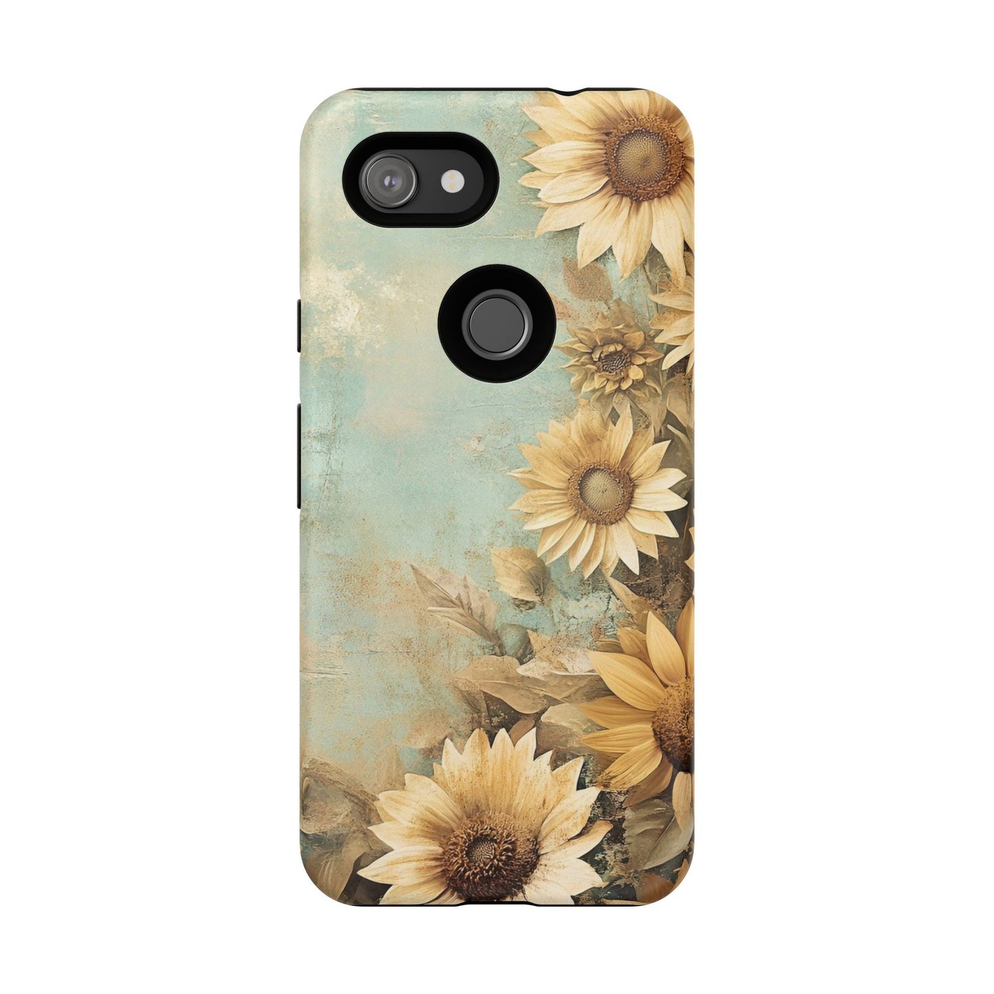 Sunflower Phone Case, Tough Shell Floral Cover, Nature Inspired Gift, Durable Protective Case, Perfect for Spring and Summer