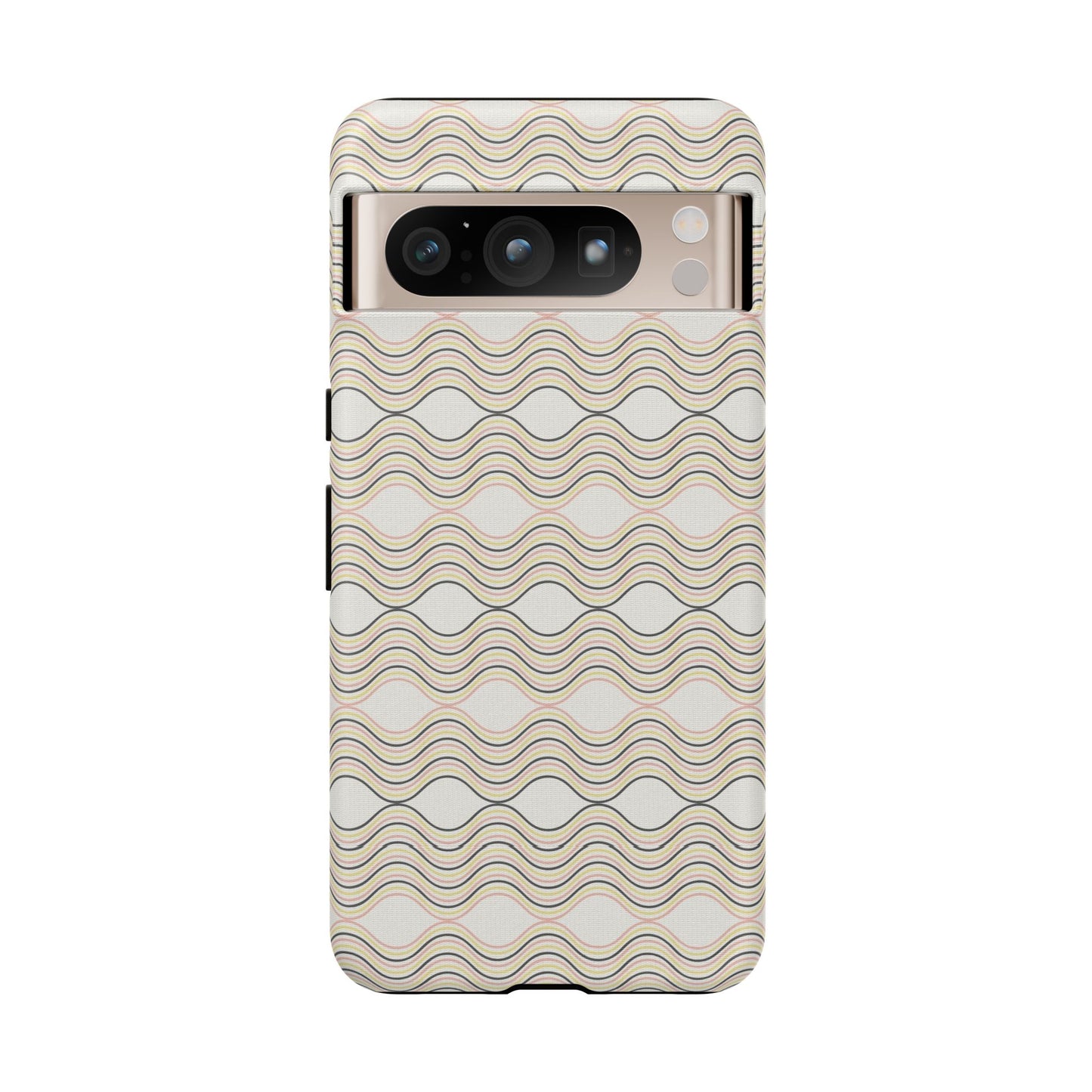 Stylish Phone Case for Tough Protection, Wavy Design, Chic Accessory, Gift for Her, Trendy Tech, Holiday Gift Idea