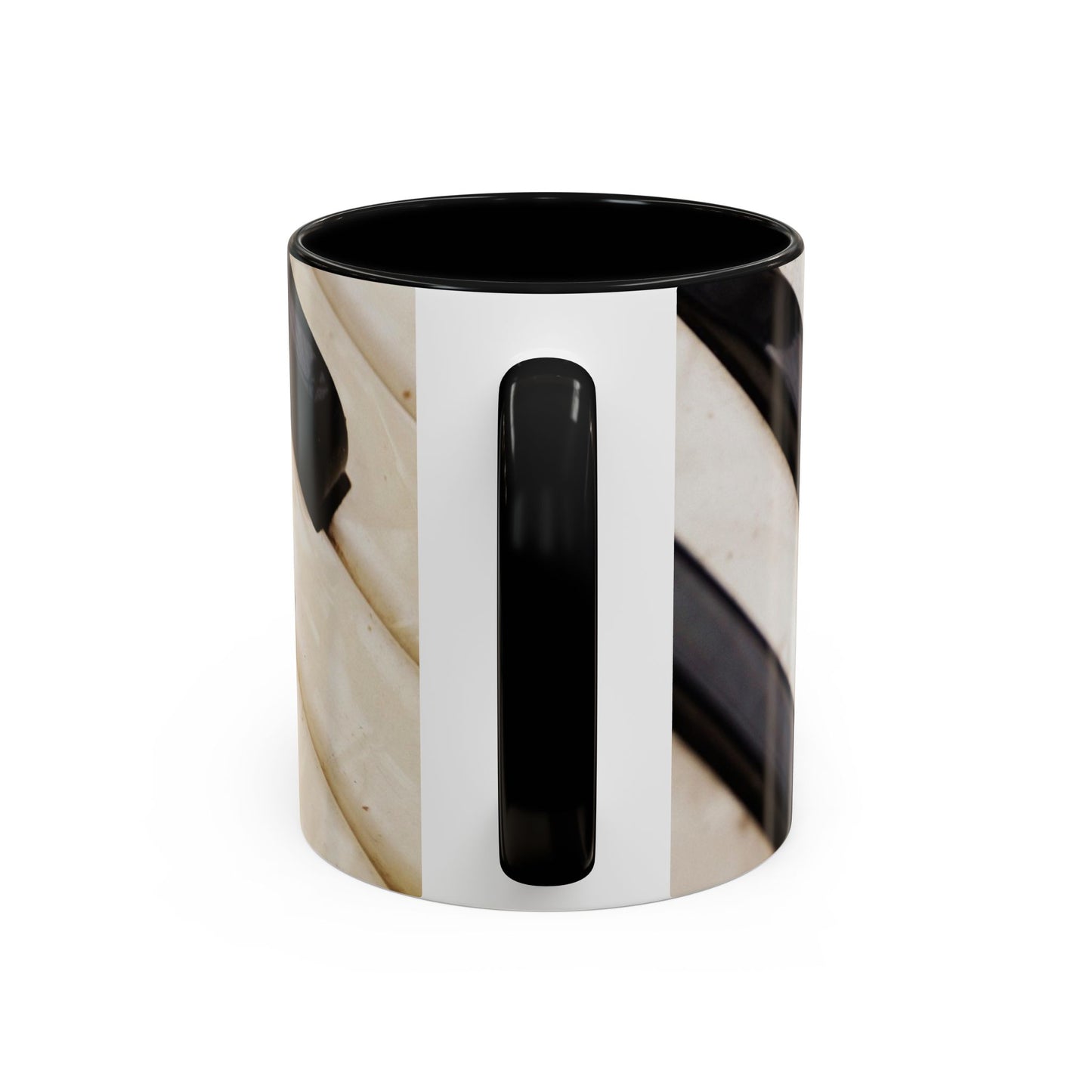 Musical Accent Coffee Mug | Piano Design, Coffee Lover Gift, Musician Mug, Stylish Drinkware, Home & Office Decor