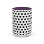 Elegant Polka Dot Mug - Stylish Coffee Cup for Home, Office, Gift for Birthdays, Anniversaries, Holidays, Unique Drinkware