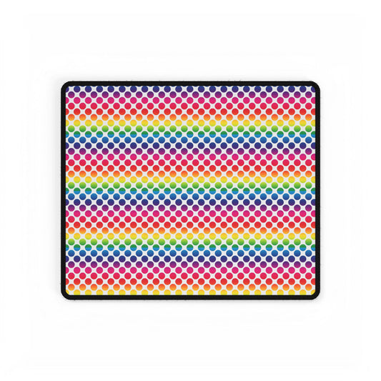 Colorful Rainbow Desk Mat for Vibrant Workspaces, Office Accessories, Desk Decor, Gift for Students, Home Office Essentials