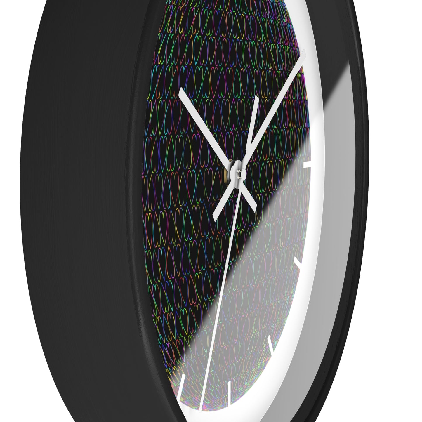 Vibrant Abstract Design Wall Clock - Colorful Home Decor, Artistic Timepiece, Unique Gift, Living Room Accent, Modern Wall Art