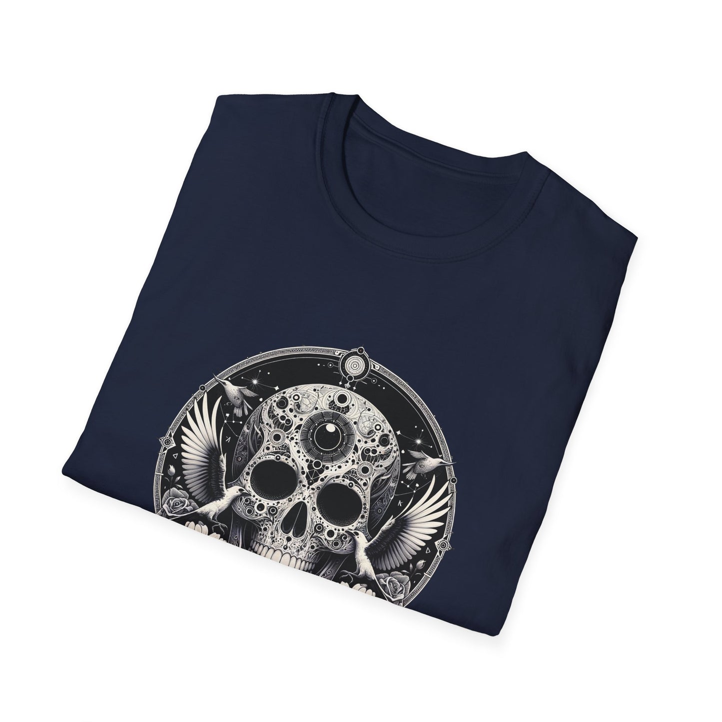 Day of the Dead Skull T-Shirt — Floral Calavera Graphic Tee