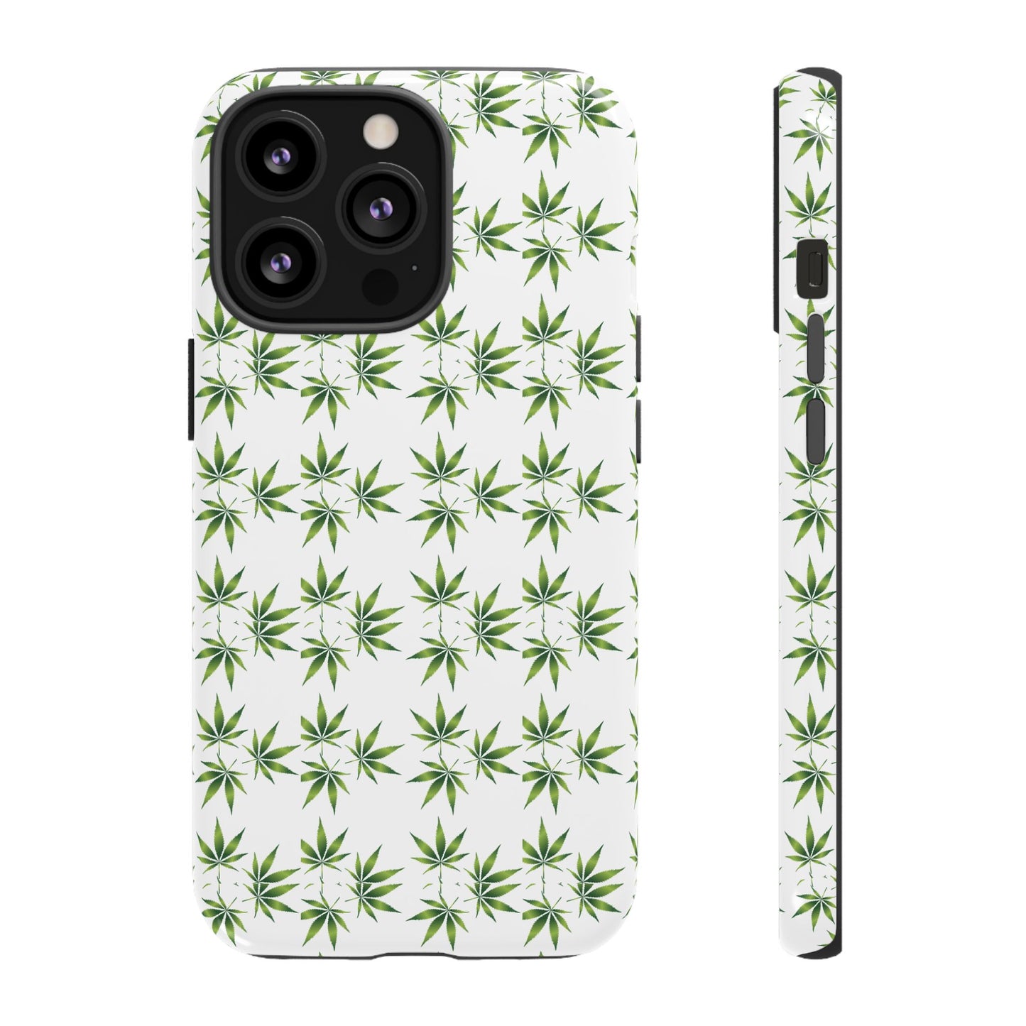 Stylish Phone Case with Cannabis Leaf Design, Durable Phone Cover, Gift for Stoner Friends, Unique Phone Accessory, Nature-Inspired Design