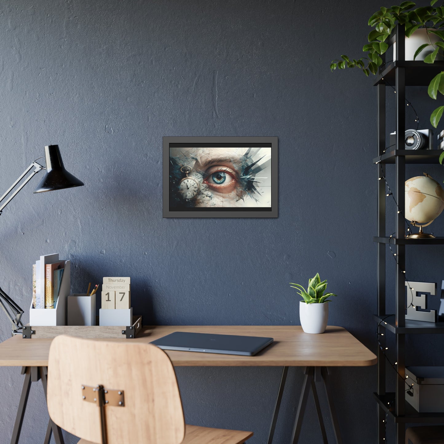 Surreal Eye Art Framed Poster