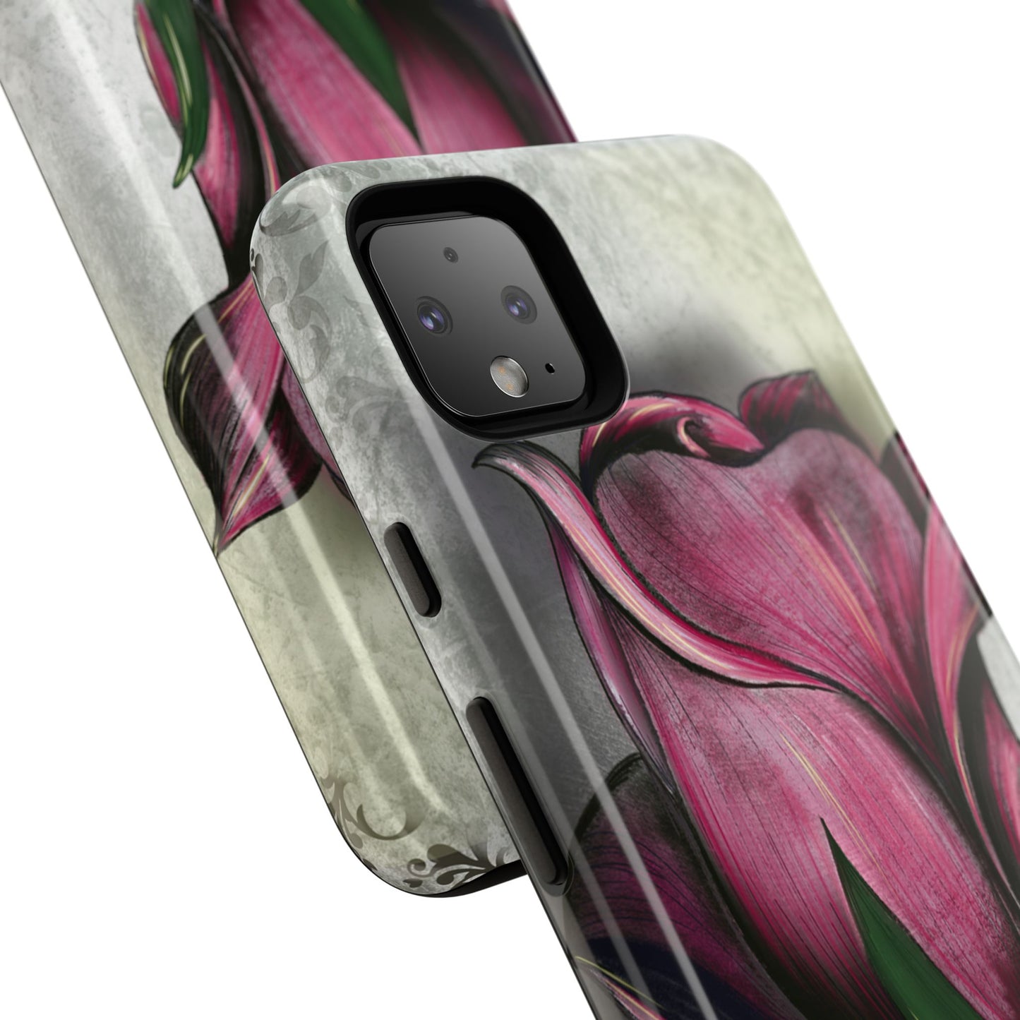 Rose Phone Case – Tough Cases, Floral Phone Cover, Gift for Her, Minimalist Design, Nature Lover's Accessory, Birthday Gift Idea