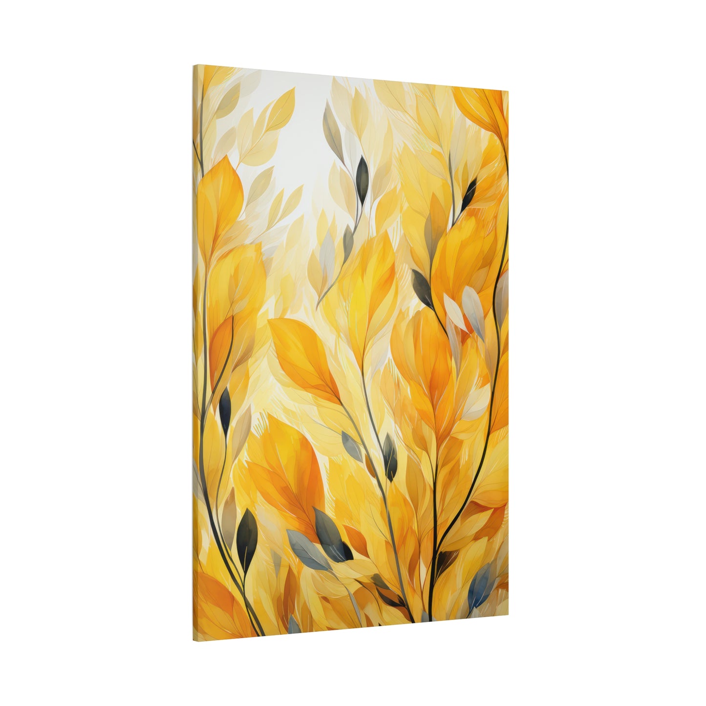 Gorgeous Yellow Matte Canvas Art Print, Stretched, 1.25"
