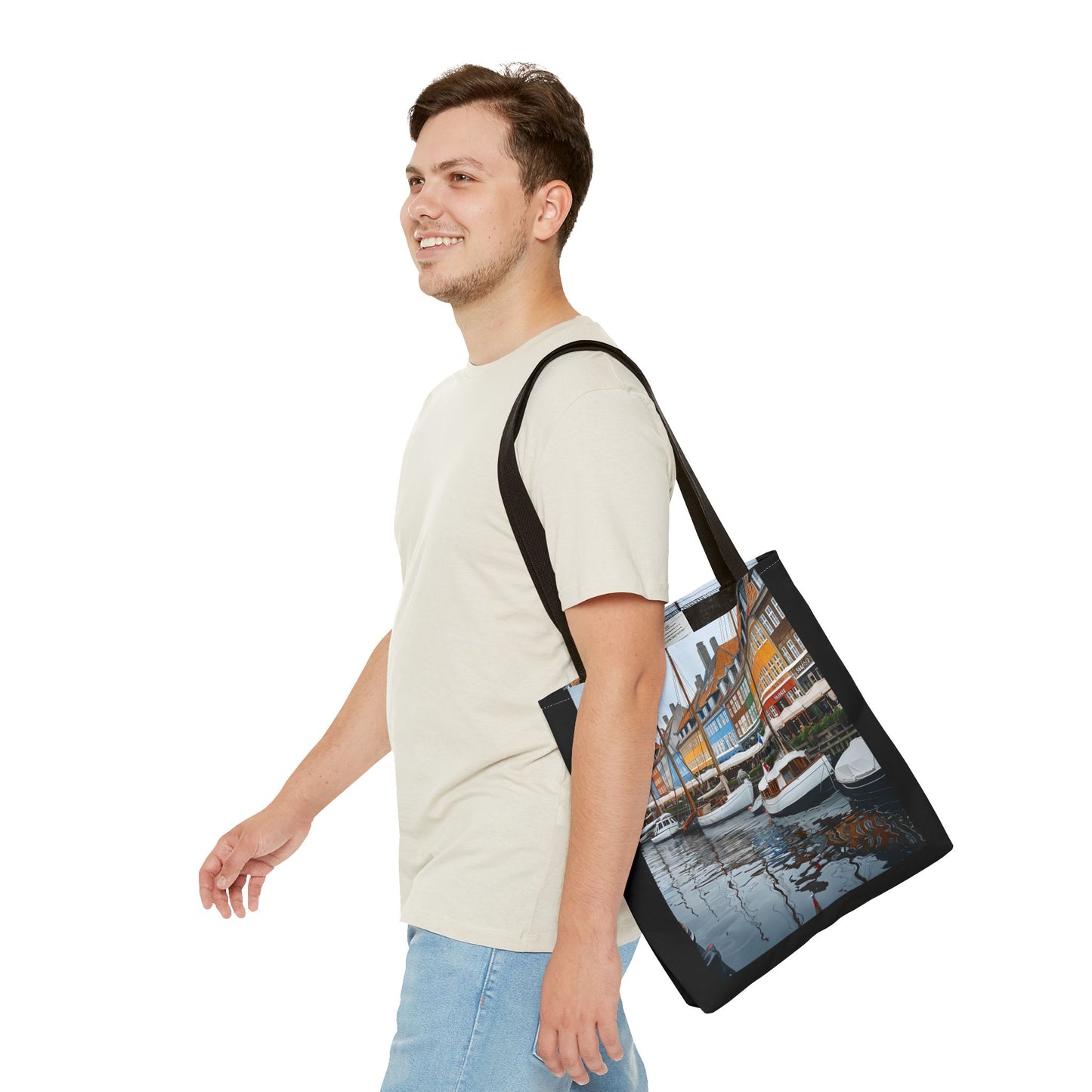 Charming Waterfront Tote Bag | Travel, Shopping,