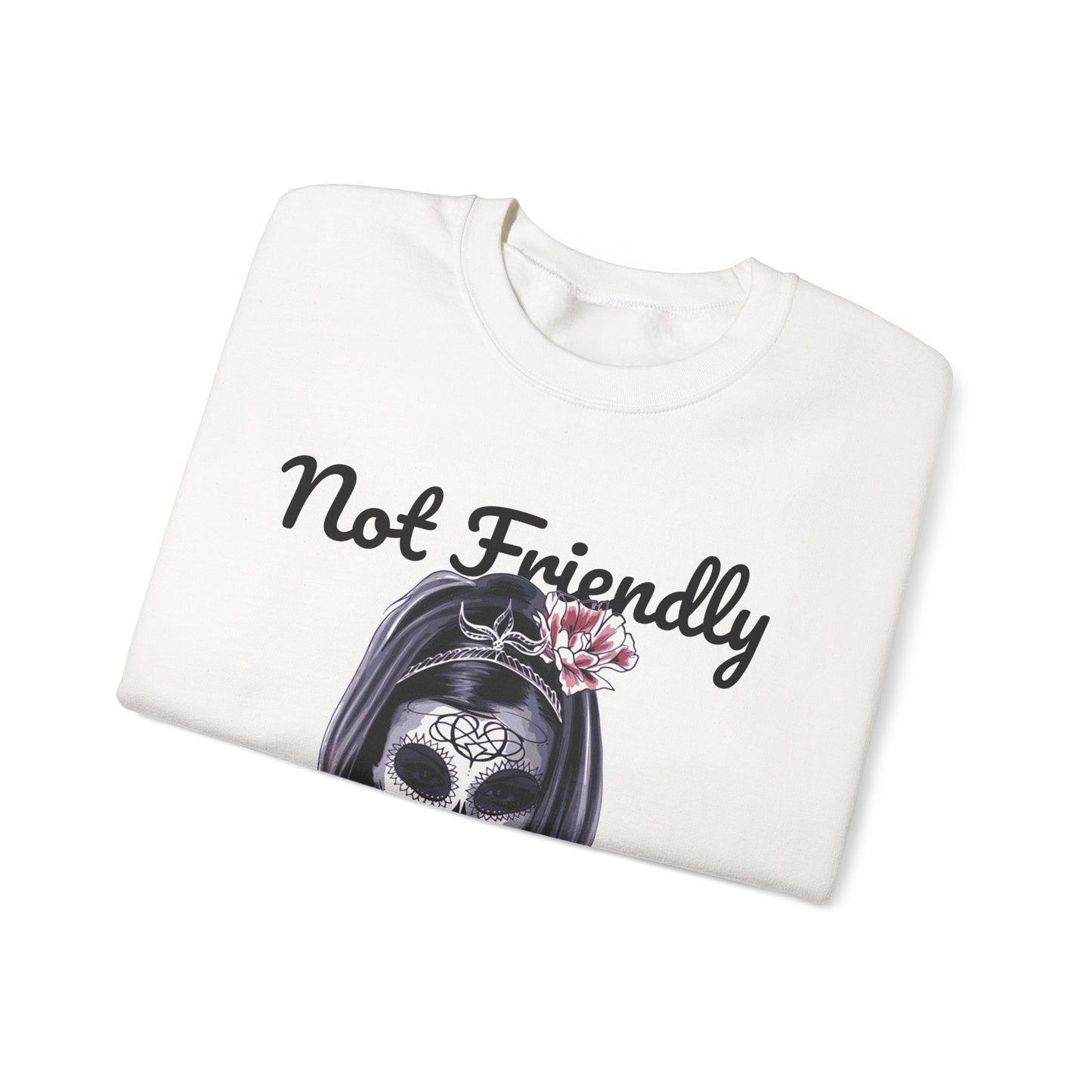 Edgy Skull Graphic Crewneck Sweatshirt | Halloween Gift, Casual Wear, Unisex Apparel, Cozy Sweatshirt, Unique Graphic Design