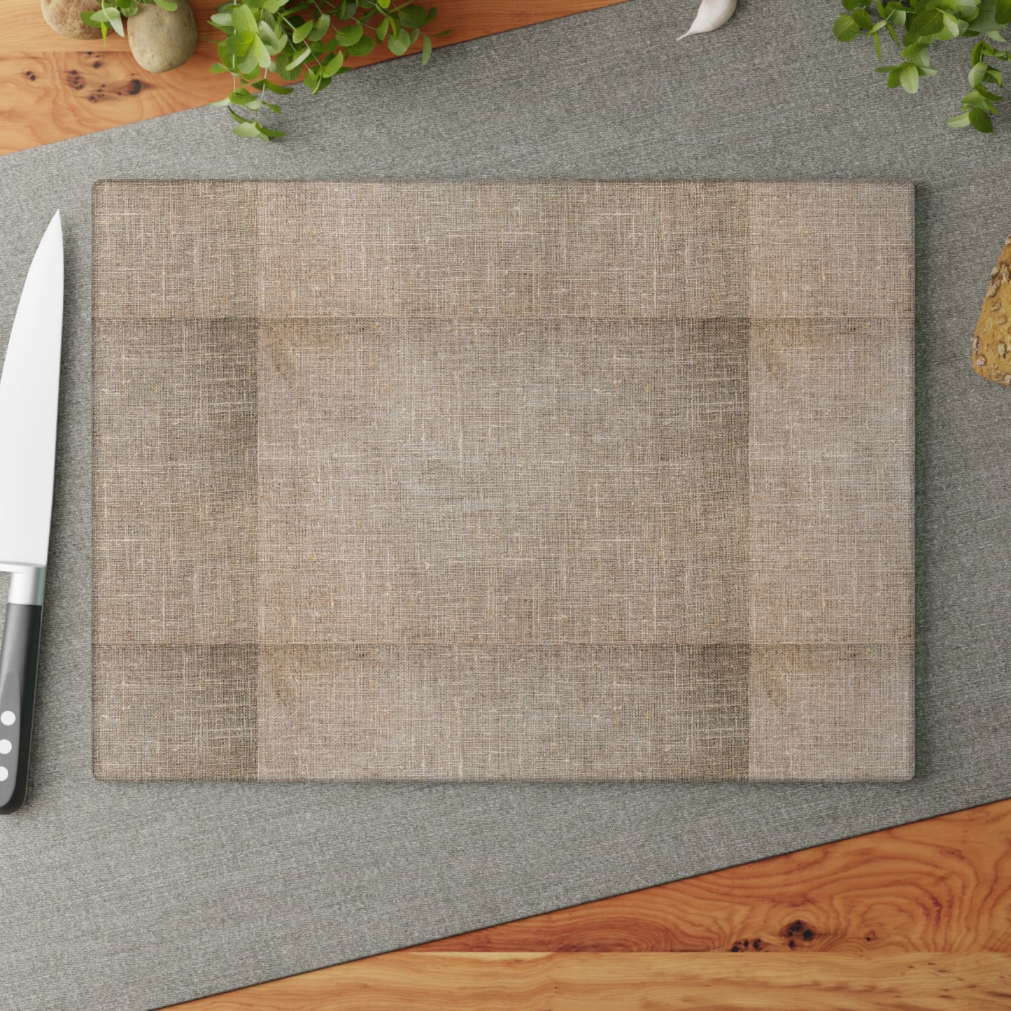 Rustic Glass Cutting Board, Kitchen Decor, Personalized Gift, Wedding Registry, Housewarming Present, Cooking Accessories