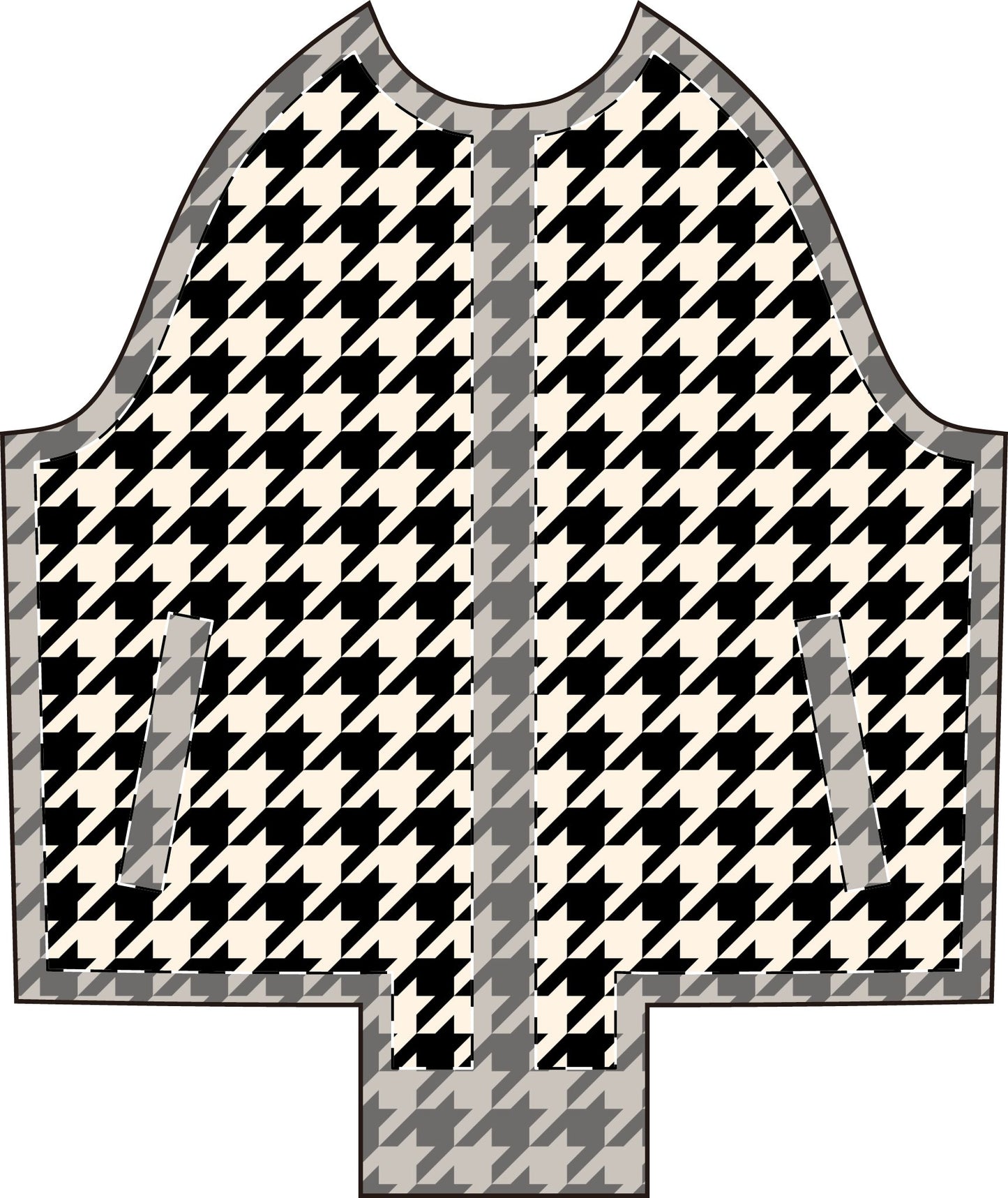 Chic Houndstooth Varsity Jacket, Women’s Fashion Statement, Casual Layering, Trendy Outerwear, Sporty & Stylish Jacket, Ideal for [...]