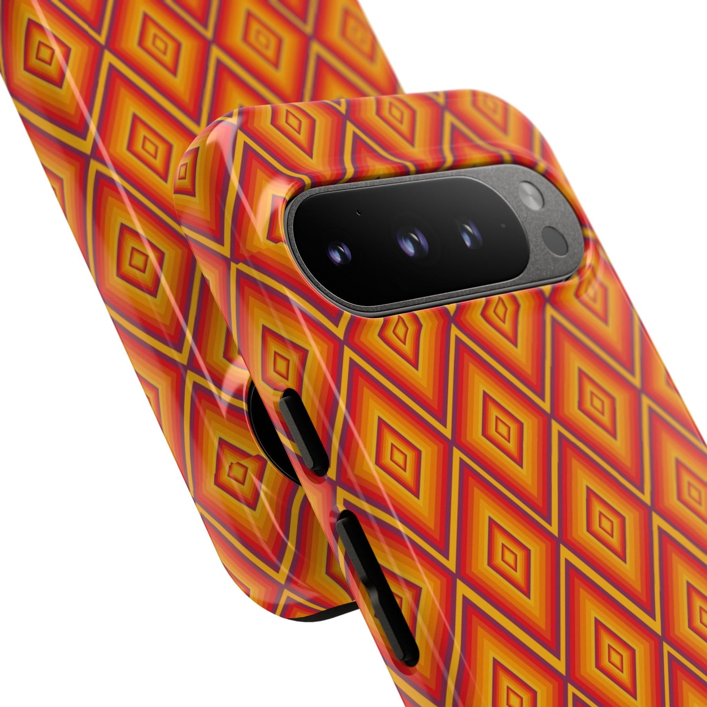 Geometric Phone Case, Tough Cases for Protection, Stylish Smartphone Cover, Vibrant Patterned Phone Accessory, Unique Gift Idea, [...]