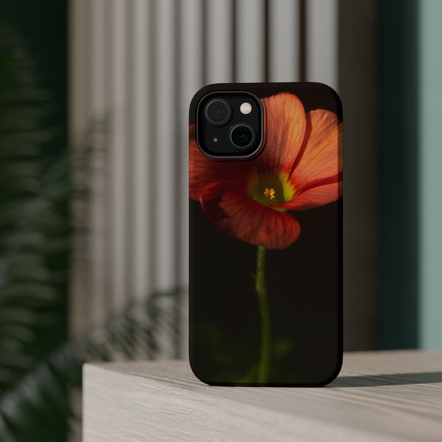 Poppy Bloom Magnetic Impact Phone Case — Slim Protective Floral Design