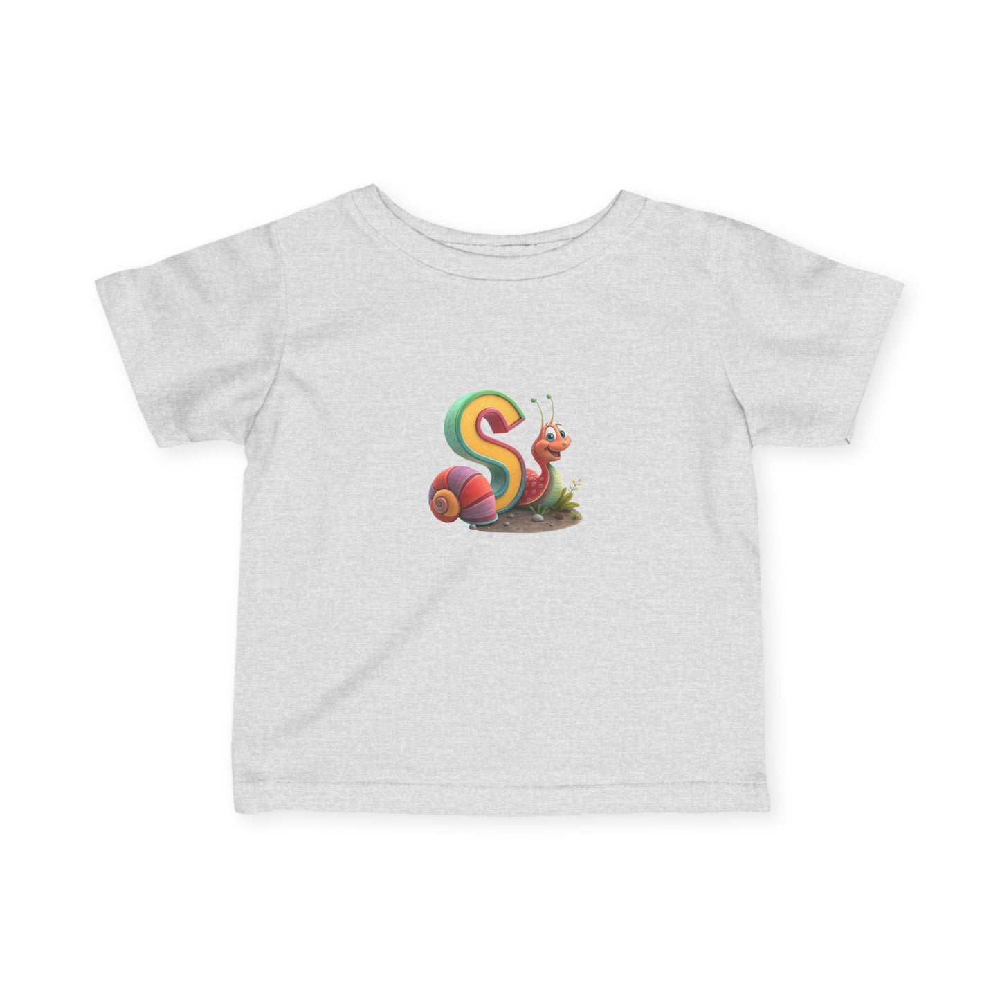 Cute Snail Rainbow Infant Tee, Baby T-Shirt, Toddler Gift, Kids Apparel, Fun Summer Outfit