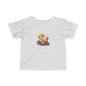 Cute Snail Rainbow Infant Tee, Baby T-Shirt, Toddler Gift, Kids Apparel, Fun Summer Outfit