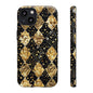 Elegant Gold & Black Phone Case for Tough Protection