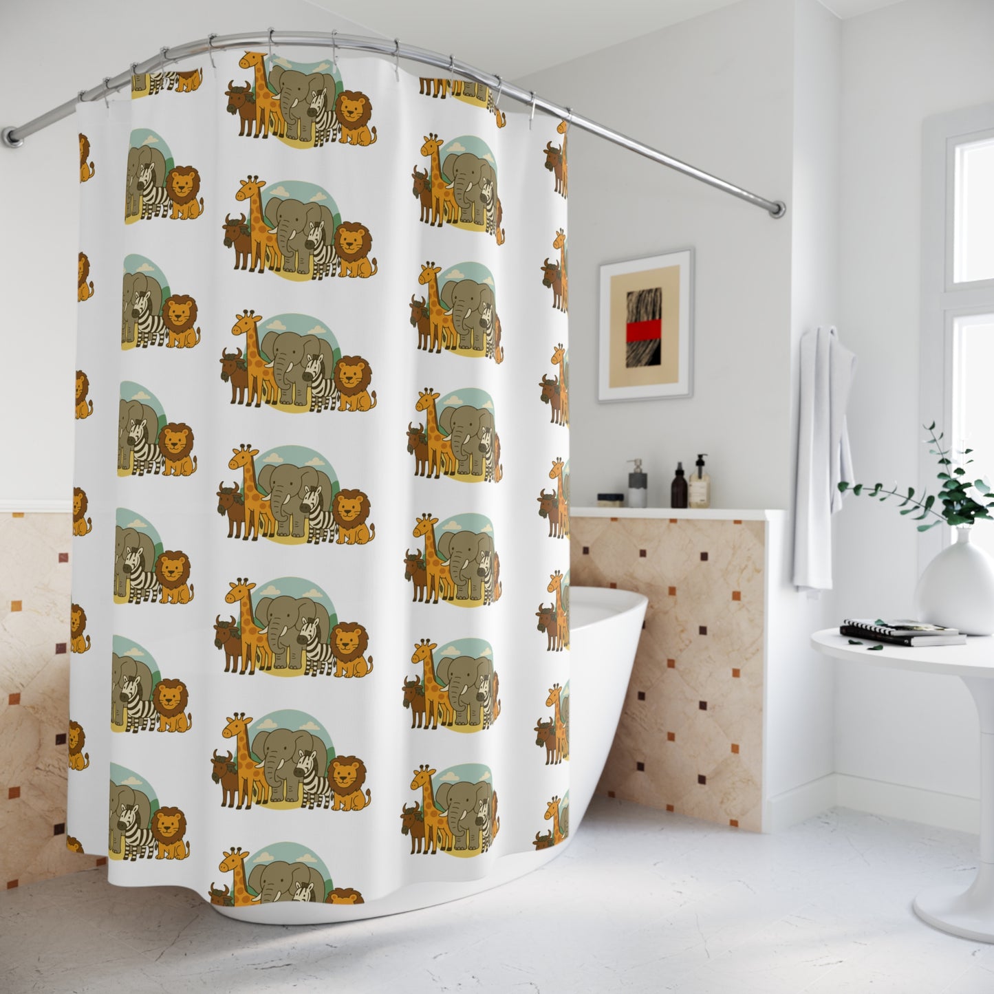 Shower Curtains lions