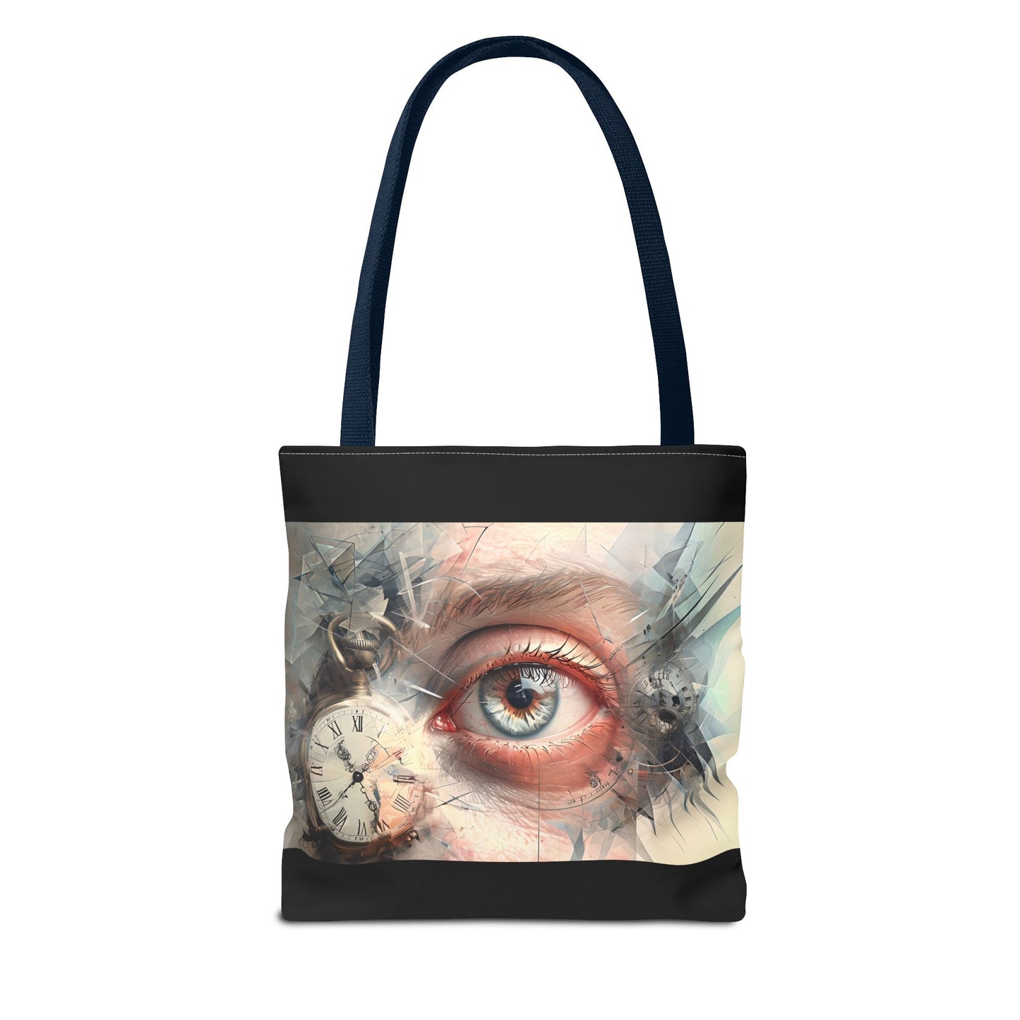 Unique Art Tote Bag - Eye of Time Design
