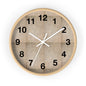 Minimalist Natural Wall Clock | Rustic Decor, Timeless Home Accent, Gift for Housewarming, Boho Vibe, Modern Design