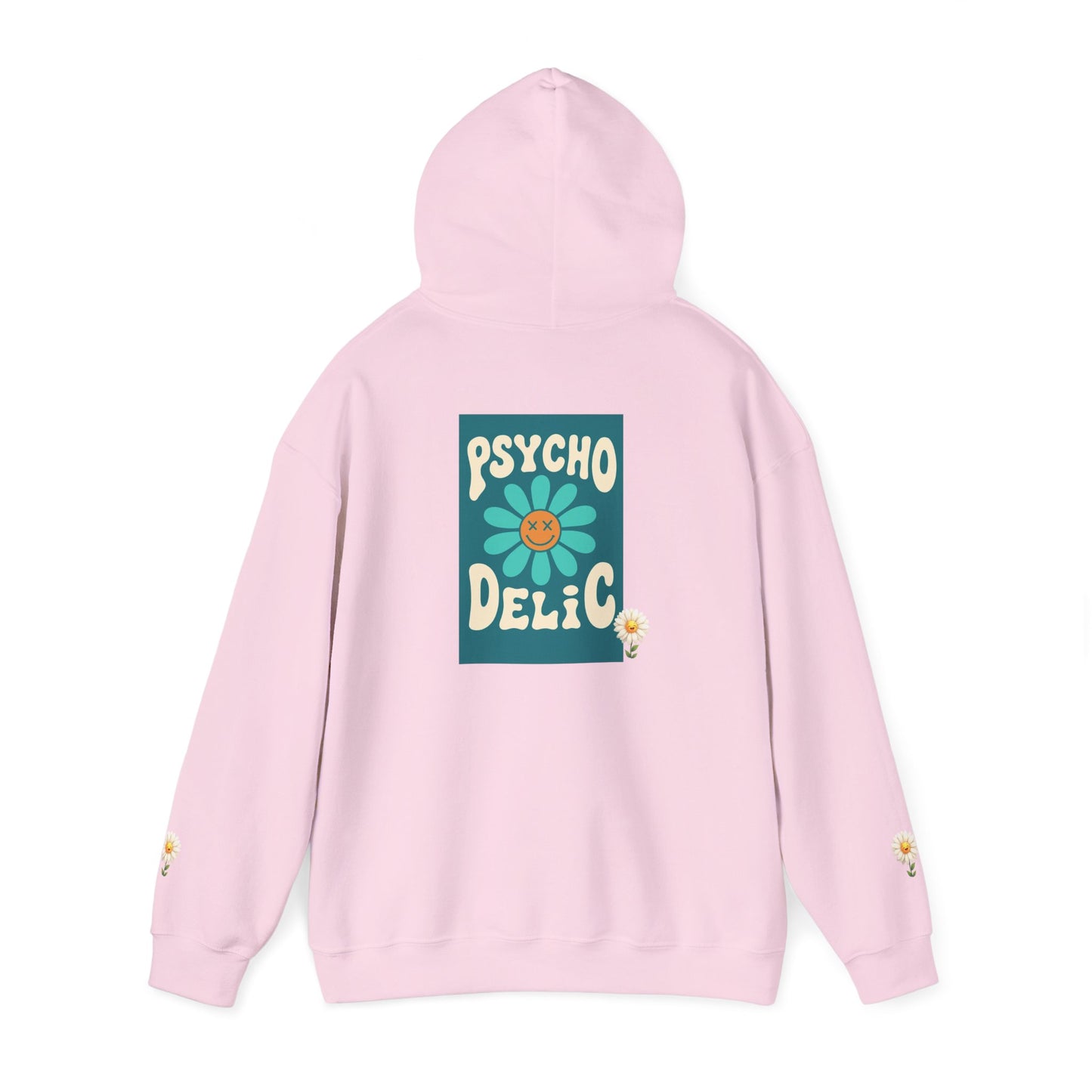 Psychedelic Floral Hoodie, Cozy Sweatshirt for Casual Style, Gift for Flower Lovers, Cute Streetwear, Spring Fashion, Art Tee