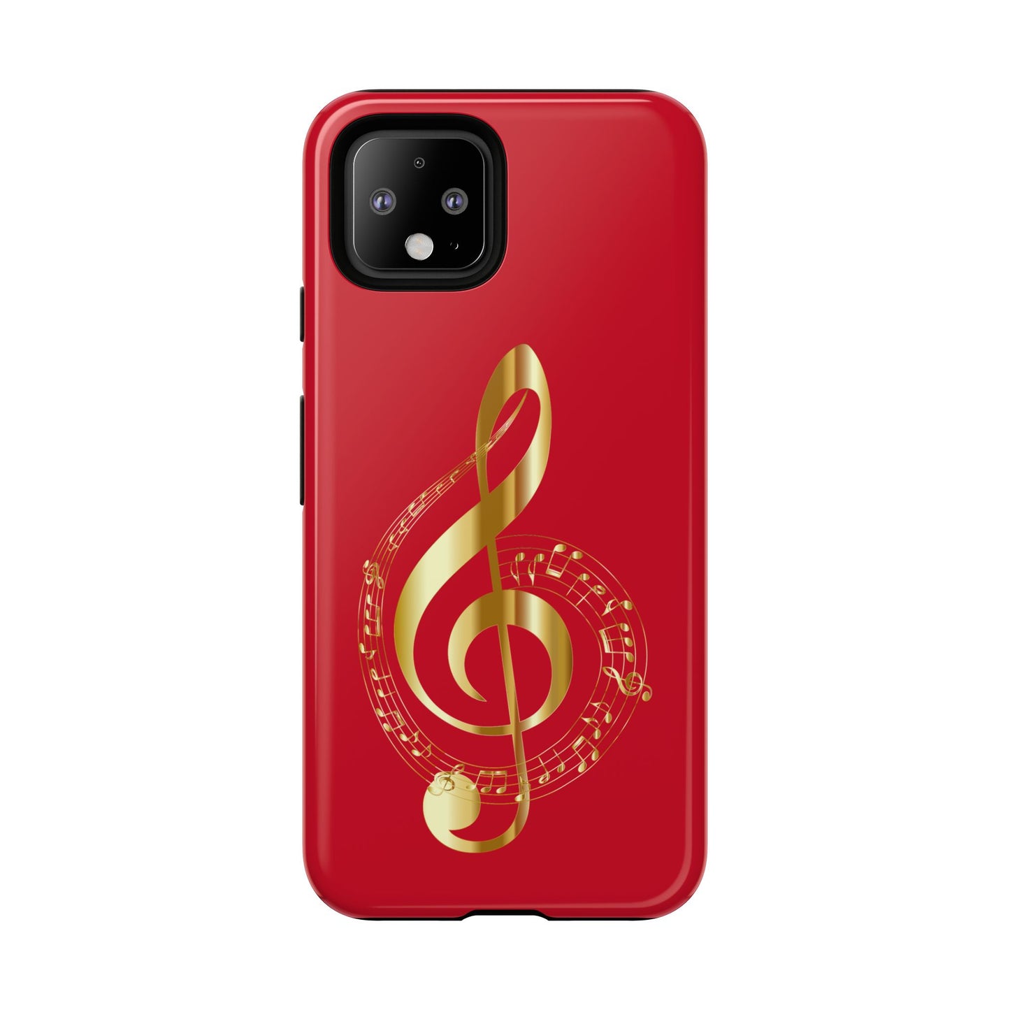 Tough Cases - Red Musical Note