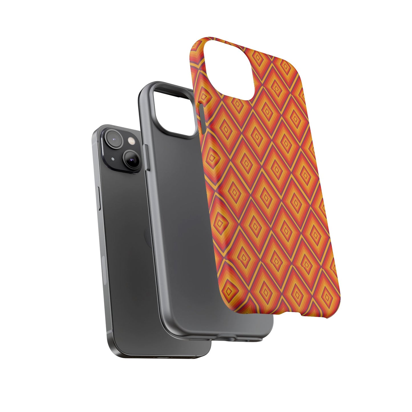 Geometric Phone Case, Tough Cases for Protection, Stylish Smartphone Cover, Vibrant Patterned Phone Accessory, Unique Gift Idea, [...]