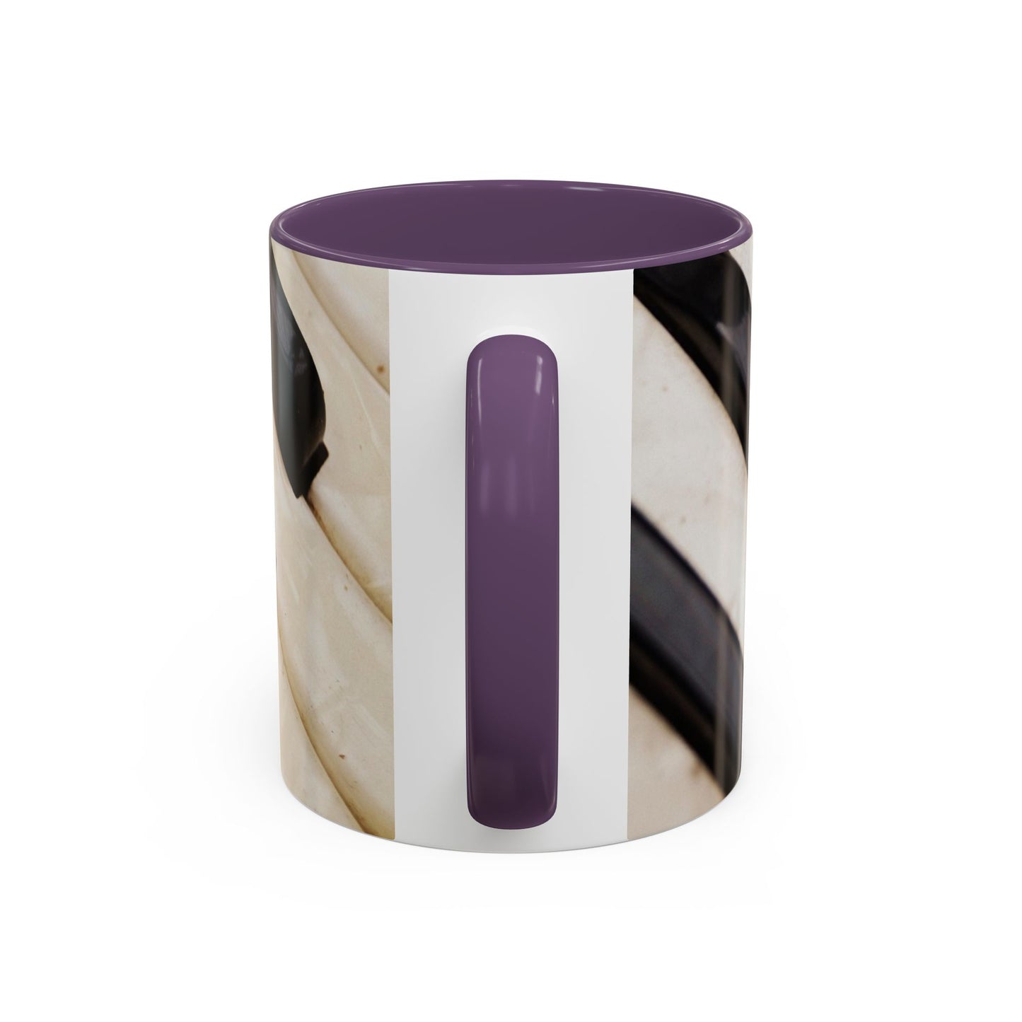 Musical Accent Coffee Mug | Piano Design, Coffee Lover Gift, Musician Mug, Stylish Drinkware, Home & Office Decor