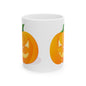 Halloween Pumpkin Mug | 11oz & 15oz Ceramic | Perfect for Fall, Cozy Drinks, Gifting