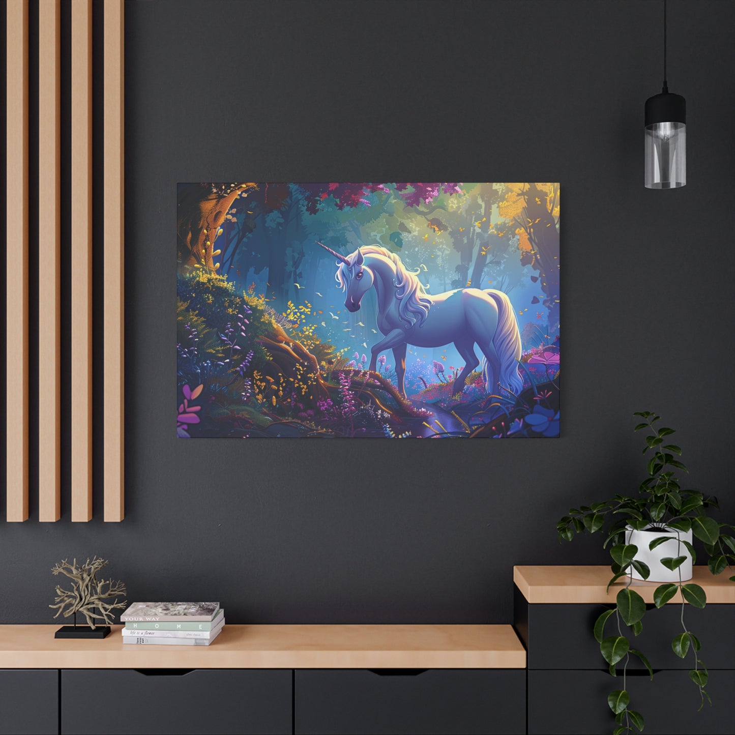 Matte Canvas, Stretched, 1.25" - Unicorn