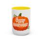 Happy Harvest Pumpkin Coffee Mug, Fall Mug, Seasonal Decor, Gift for Coffee Lovers, Autumn Vibes, Halloween Decoration