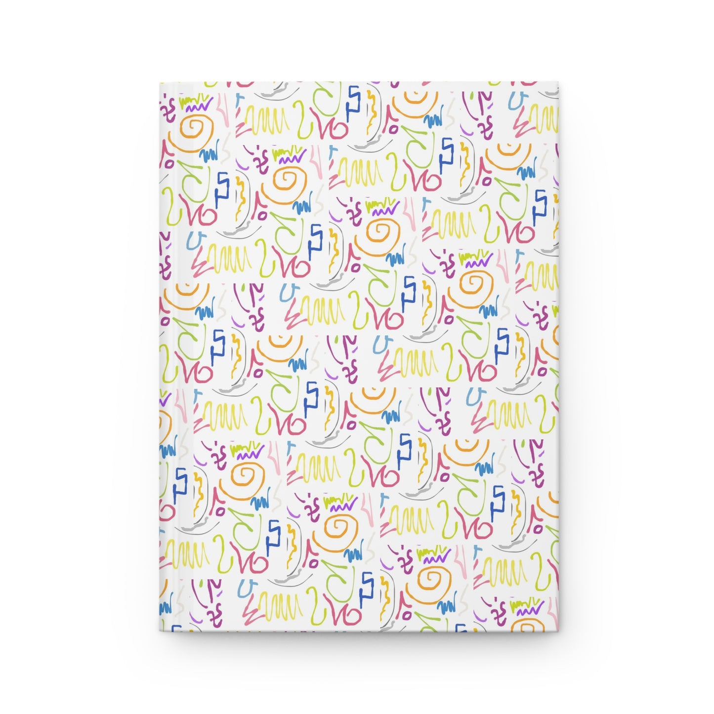 Colorful Abstract Hardcover Journal - Perfect for Creative Minds, Gift for Students, Daily Planner, Writing, Doodle Ideas, Art Journal