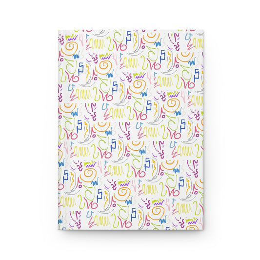 Colorful Abstract Hardcover Journal - Perfect for Creative Minds, Gift for Students, Daily Planner, Writing, Doodle Ideas, Art Journal