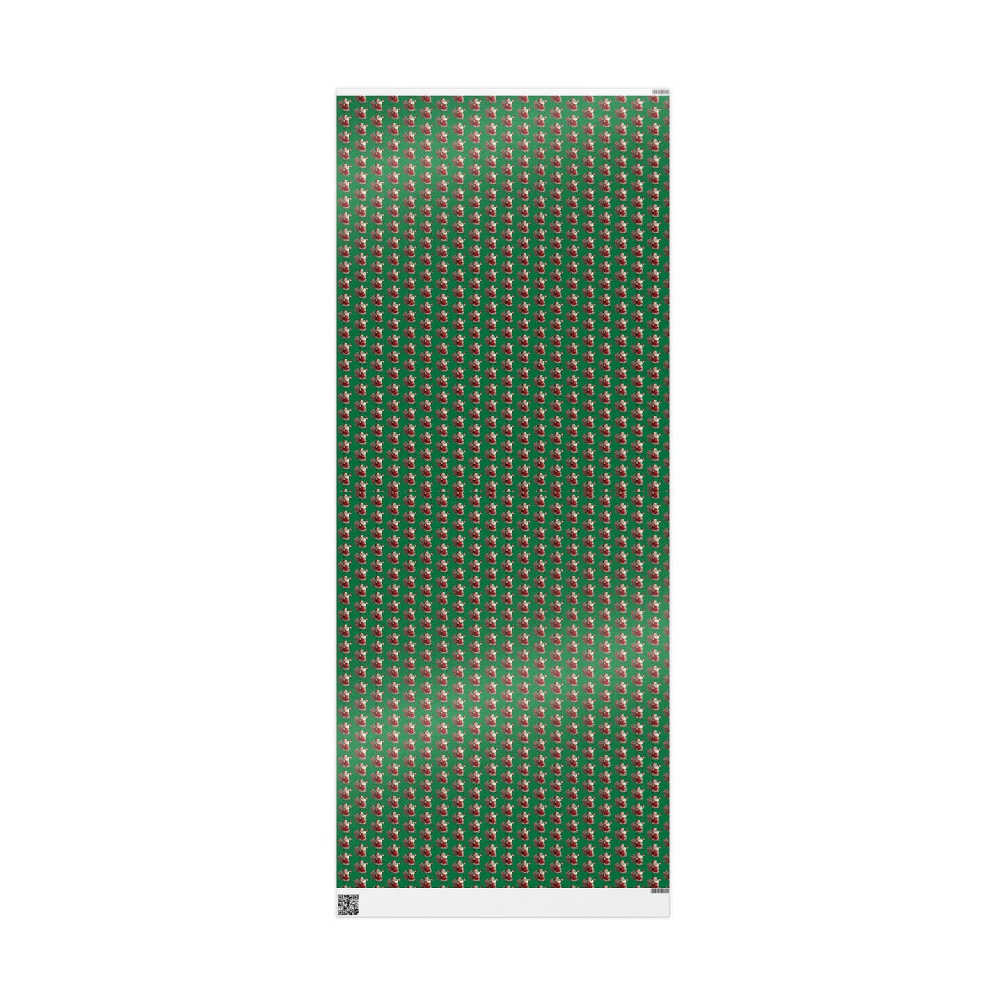 Christmas Dachshund Wrapping Paper — Green Santa Dog Gift Wrap