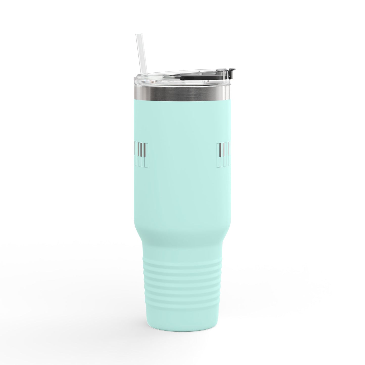 Piano-Themed Insulated Travel Mug, 40oz | Music Lover's Drinkware, Perfect Gift for Musicians, Coffee Mug, Travel Cup, Concert Essential
