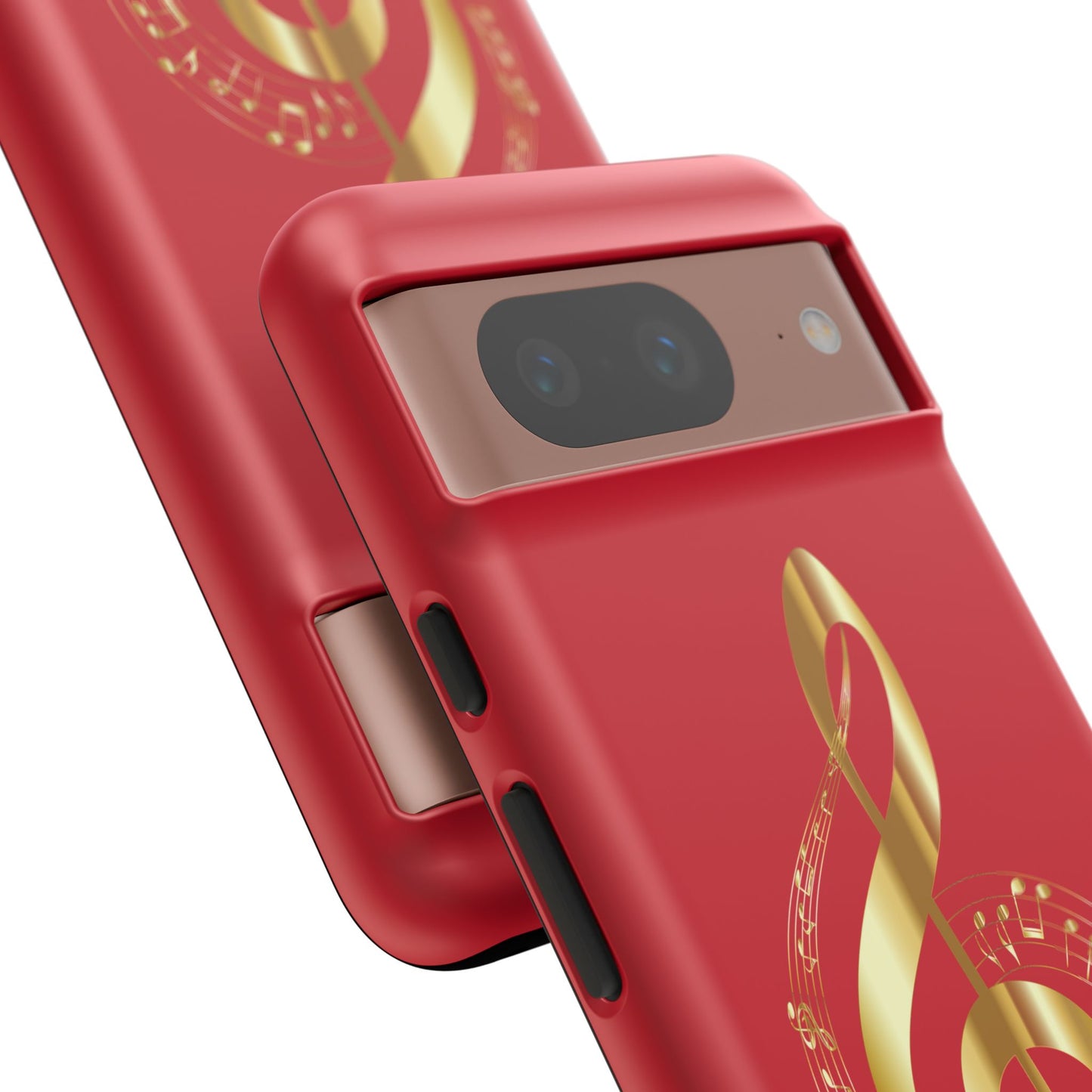 Tough Cases - Red Musical Note