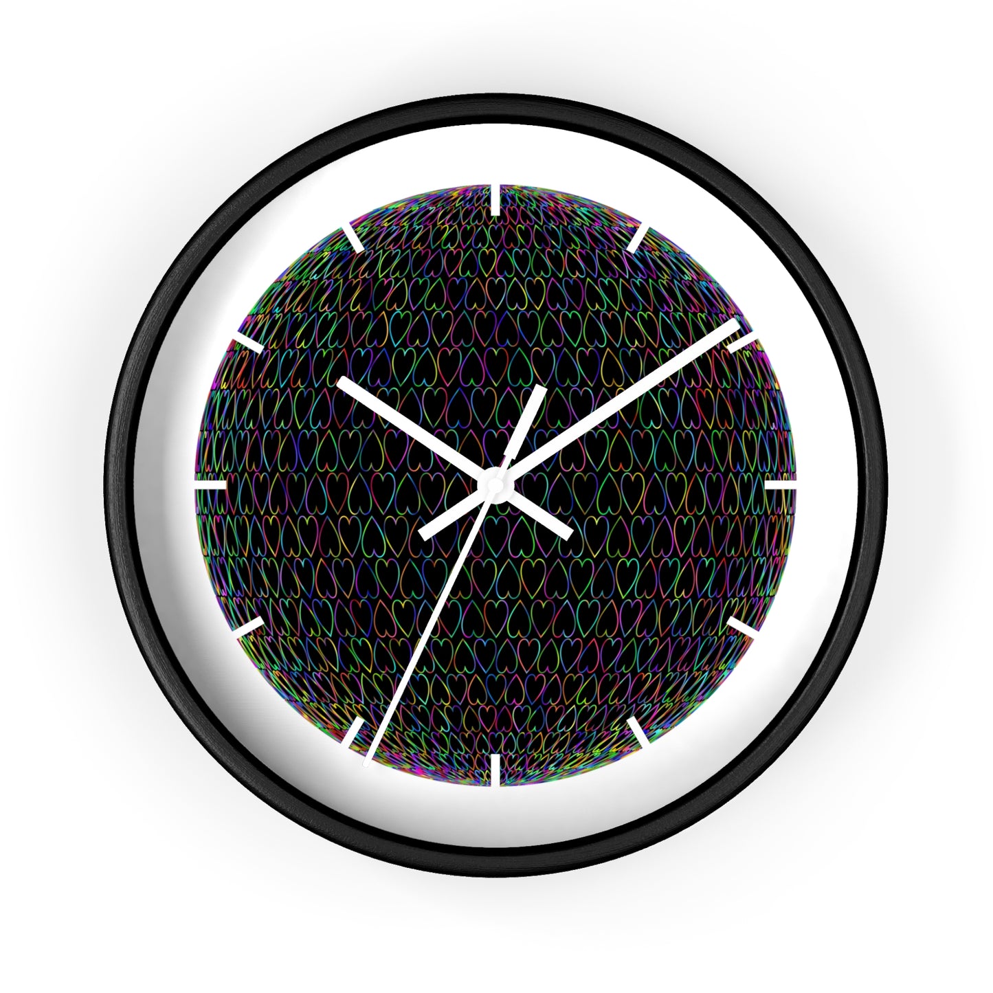 Vibrant Abstract Design Wall Clock - Colorful Home Decor, Artistic Timepiece, Unique Gift, Living Room Accent, Modern Wall Art