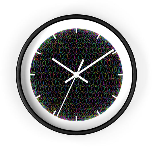 Vibrant Abstract Design Wall Clock - Colorful Home Decor, Artistic Timepiece, Unique Gift, Living Room Accent, Modern Wall Art