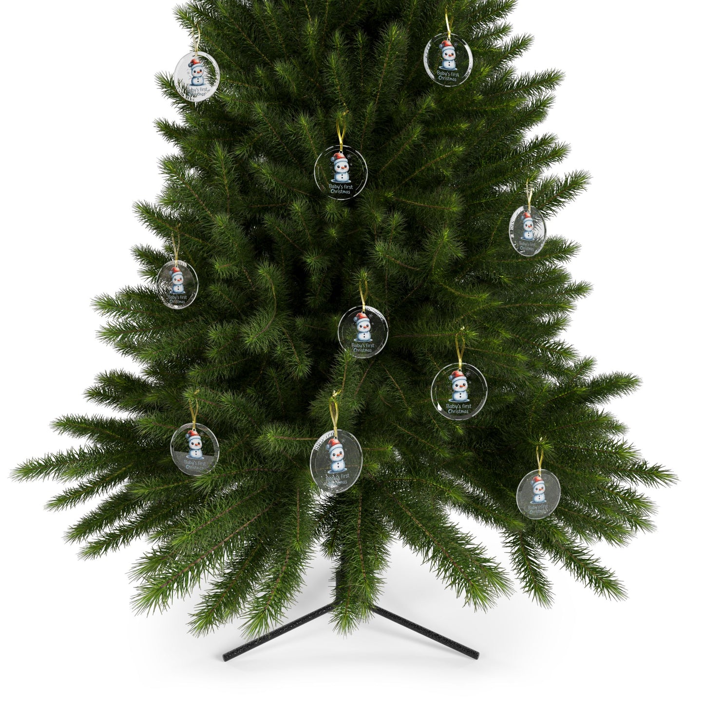 Glass Ornaments Baby's First Christmas