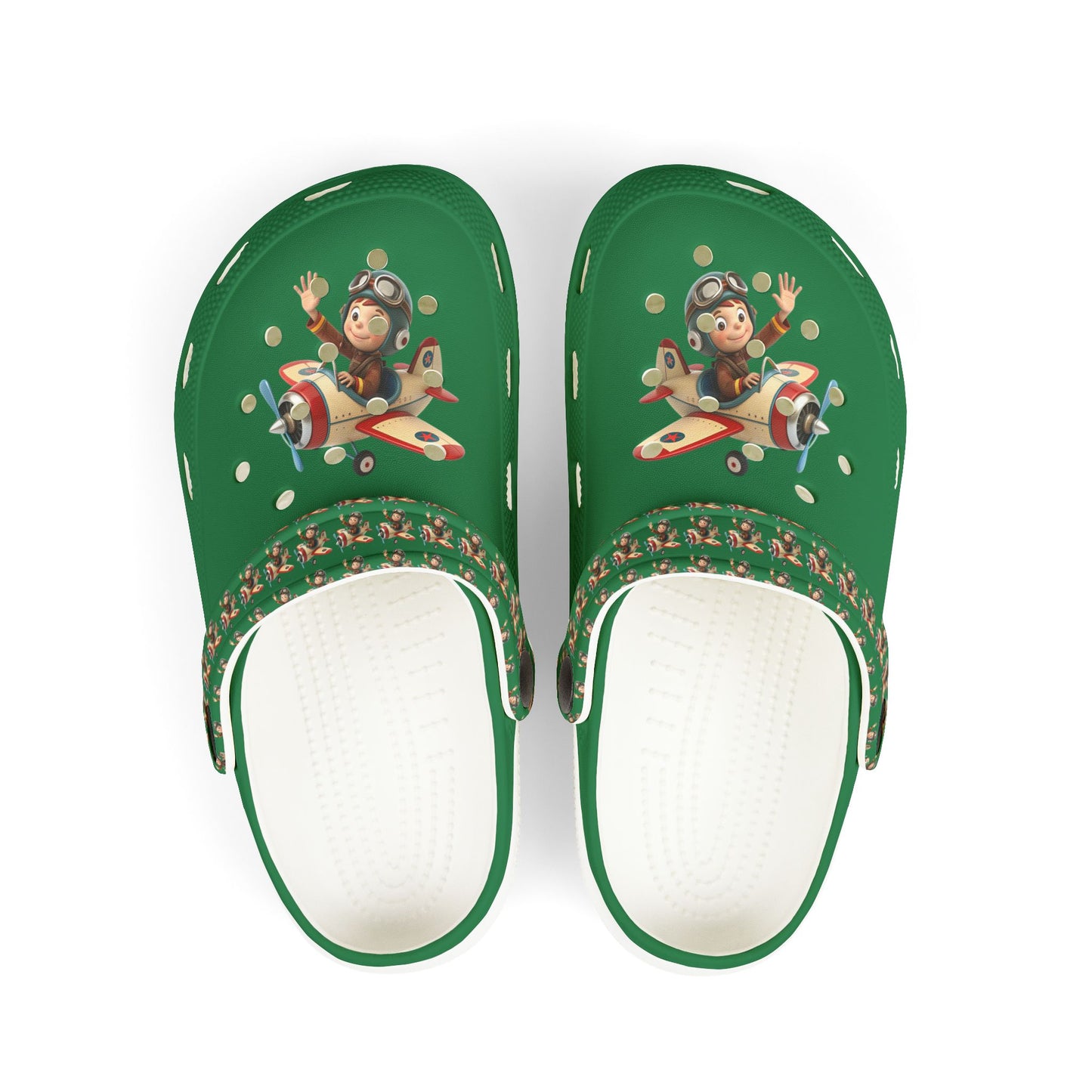 Kid's Fun Foam Clogs - Playful Aviation Theme, Lightweight Slip-On Shoes for Kids, Perfect for Summer Play, Beach Trips, and Outdoor [...]